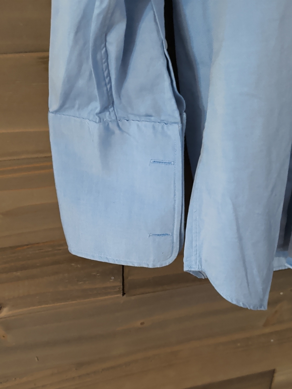 Paul Fredrick Light Blue Men's Dress Shirt 14 1/2 - 32 - Picture 2 of 5